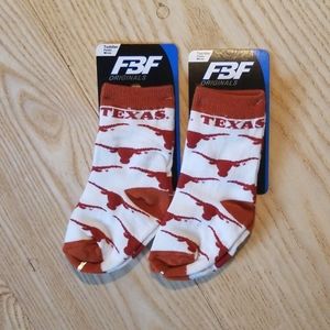 Texas Longhorns Toddler Socks NWT